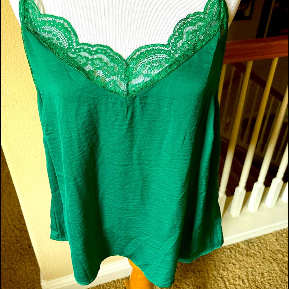 Emerald green top